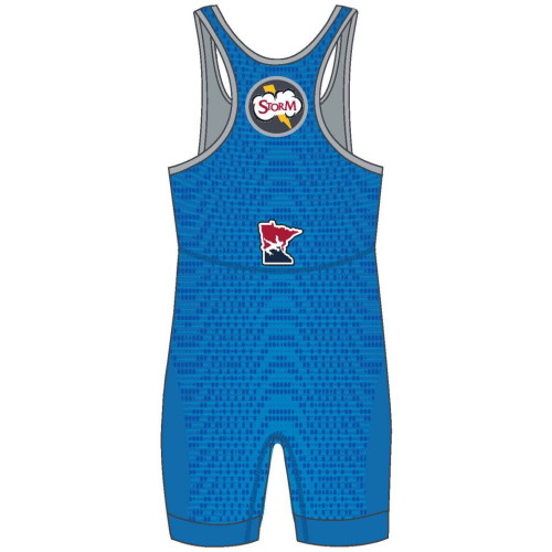 MN/USA Wrestling Team Blue Nike Singlet 2023